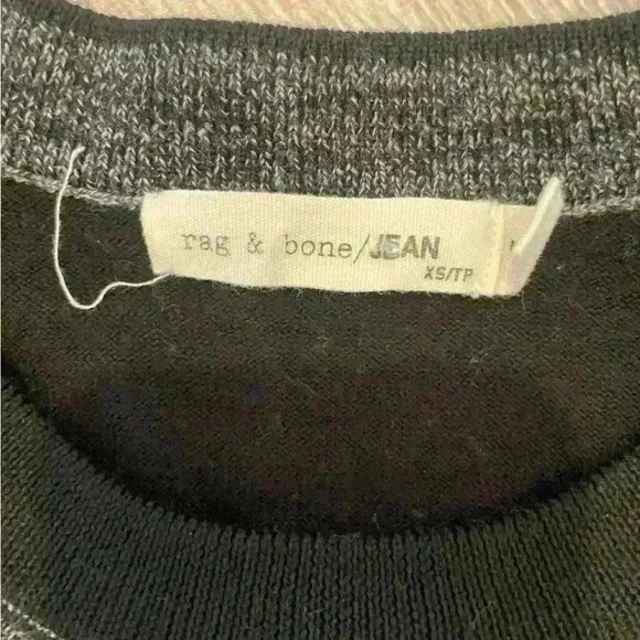 Rag and Bone 100% Merino Wool, two toned black and grey, Size XS - Picture 4 of 5